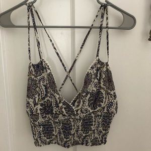 Festival Top with Floral Pattern